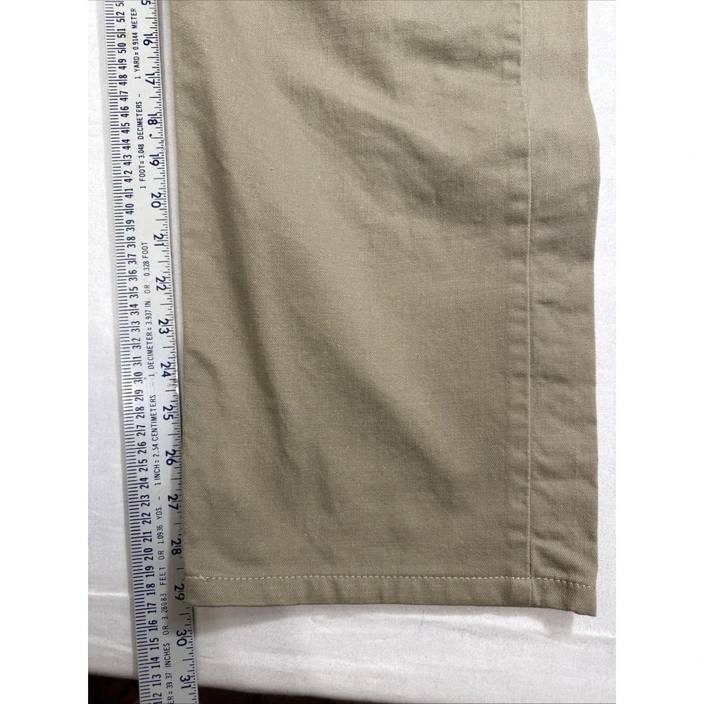 JEANS Levis 505  MENS 40X30 TAN Cotton Blend Stretch Regular Fit Denim Workwear